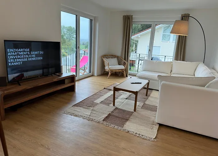 Liboria I Stylische Maisonette Alpenblick I 4min Zum Uffing